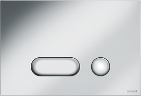 Кнопка Cersanit INTERA для LINK PRO/VECTOR/LINK/HI-TEC пластик хром матовый